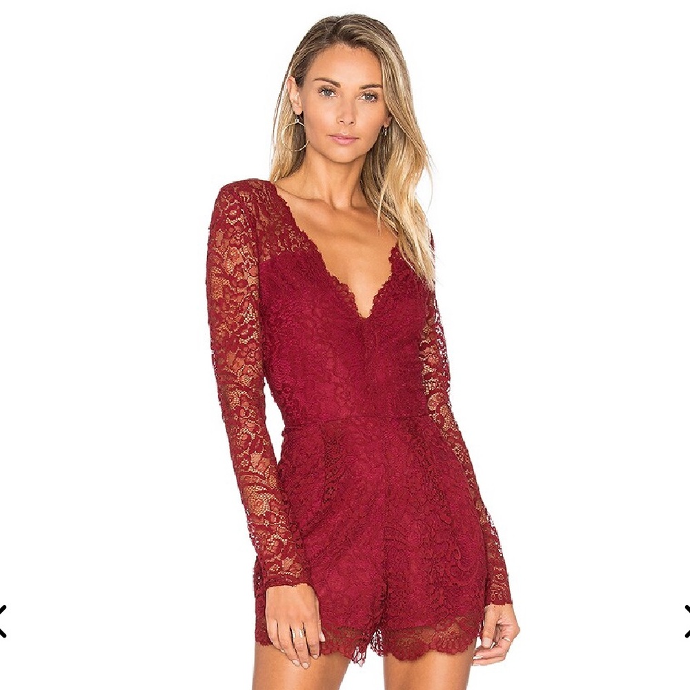 Lovers + Friends Eve Romper NWOT